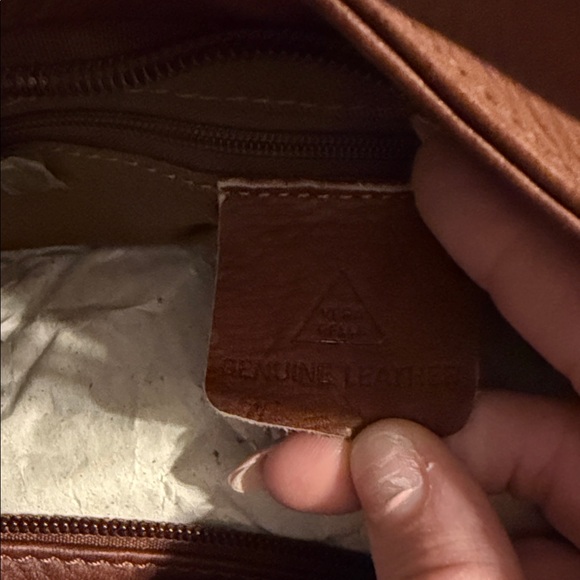 Women’s Vera Pelle genuine leather shoulder bag - Picture 7 of 10